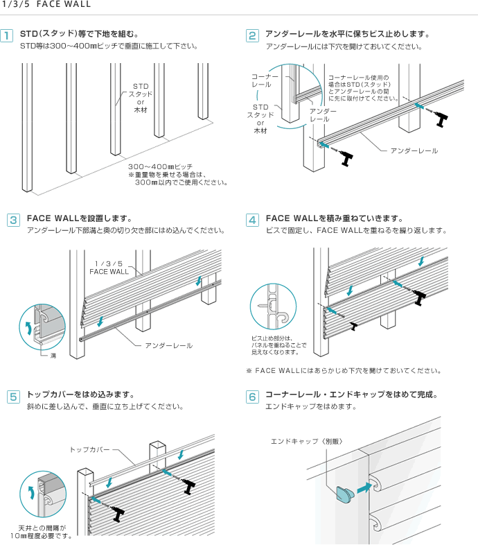 1/3/5  FACE WALL